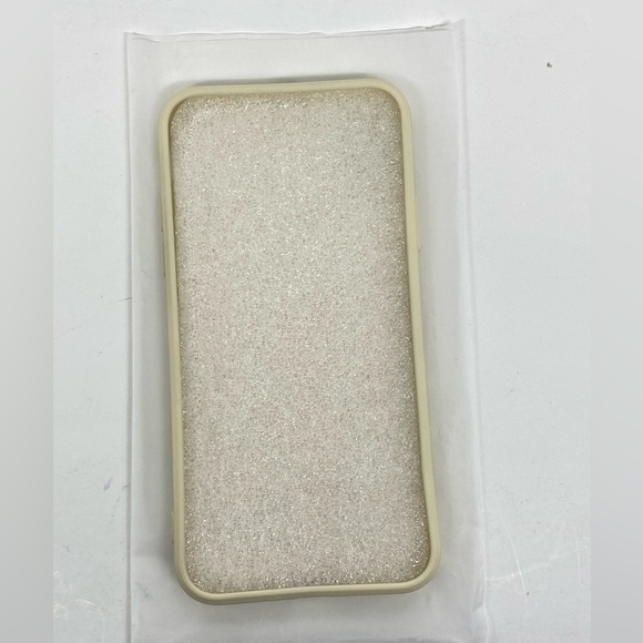 CREAM/BEIGE SILICONE PHONE CASE FOR IPHONE X & XS NEW/UNUSED - Picture 3 of 4